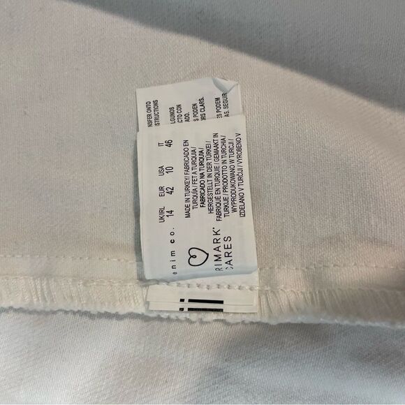 Primark Cotton Denim Wrap Mini Skirt with Pockets US14 - Picture 10 of 11